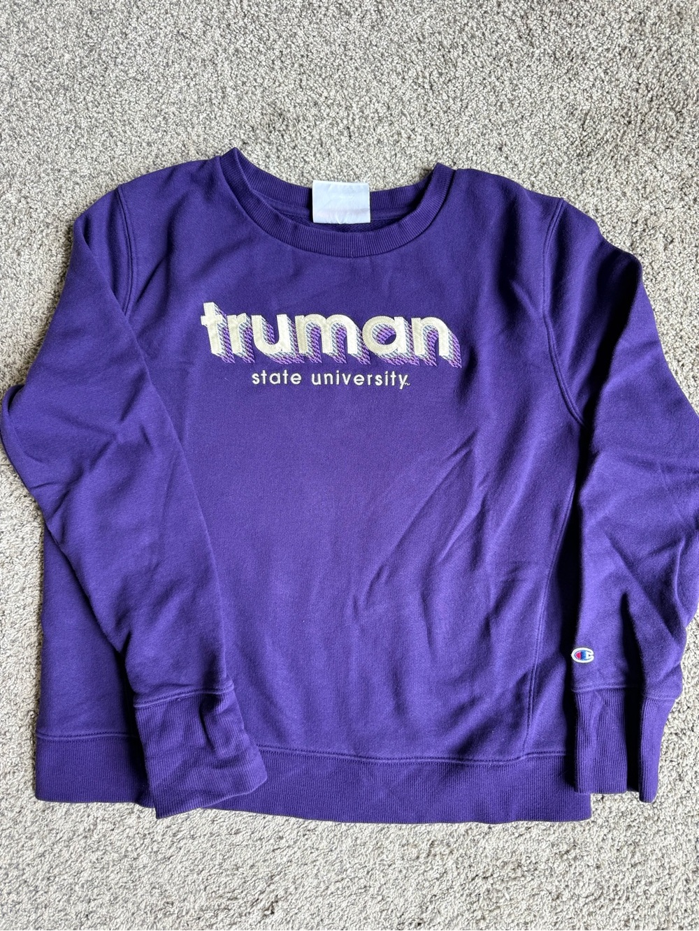 Champion Purple Truman State University Crewneck Sweatshirt